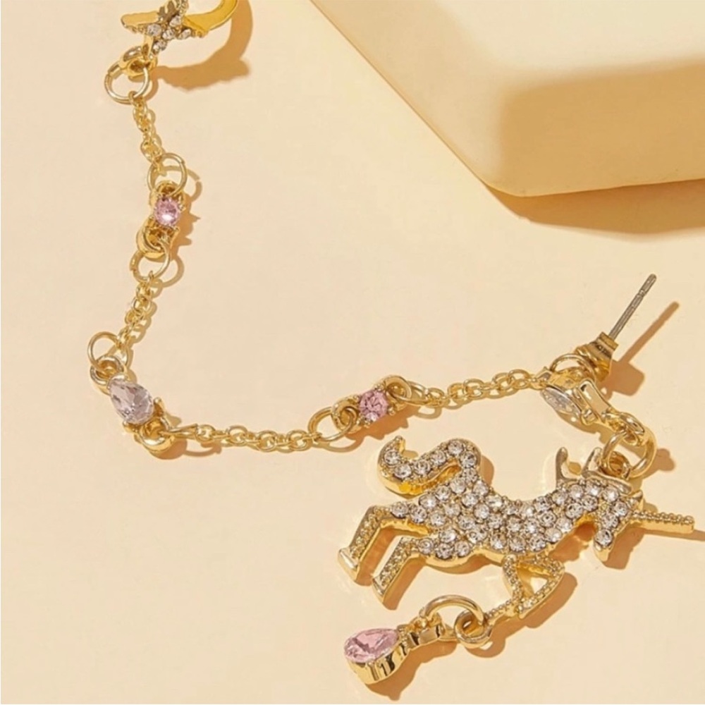 💋LAST ONE💋RHINESTONE UNICORN💋FIVE⭐️ RARED - Picture 5 of 8